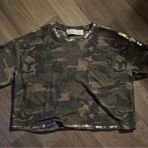 camouflage Crop Top
